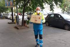 Consegna pacchi del II Municipio di Roma